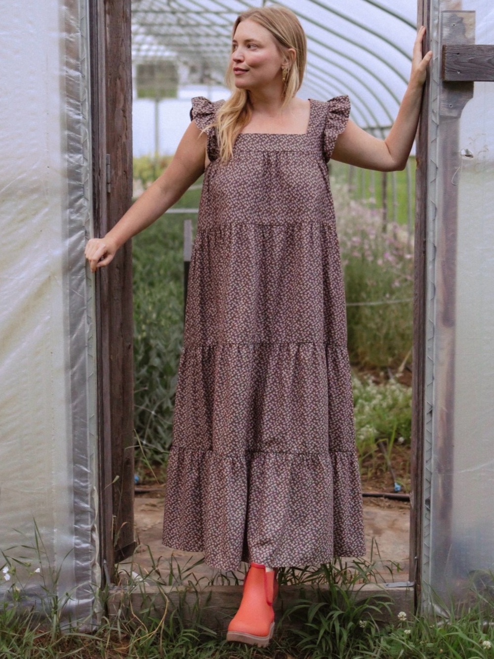 Tradlands Chalet Flutter Sleeveless Dress